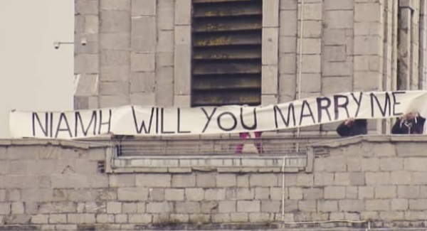 The cutest proposal happened this weekend with the help of Cork’s Shandon Bells