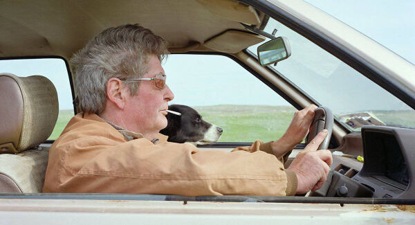 Pascal and his dog Rex. Picture: Kevin Griffin