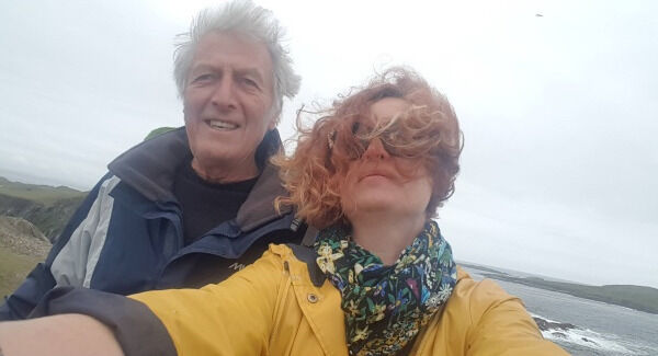 Valerie’s selfie with Boffin tour guide Billy Mundow. Valerie’s selfie with Boffin tour guide Billy Mundow.