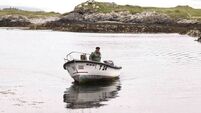 Sailing to the now unpopulated island of Sherky