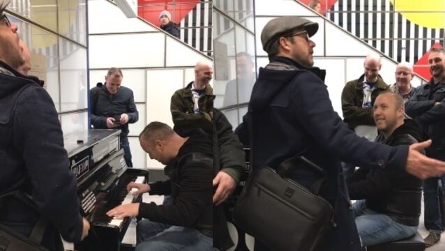 WATCH: Waterford stag party serenades London underground station