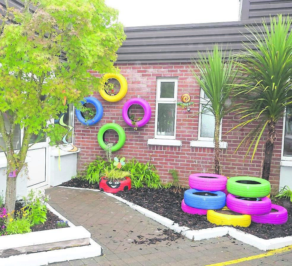 A section of the sensory garden at St Gabriel’s Special School in Bishopstown, Cork, which was rebuilt by staff from Carrigtwohill-based company Merck Ireland.