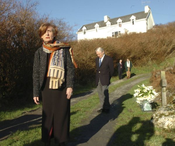 Sophie Toscan du Plantier’s parents at the house in Schull