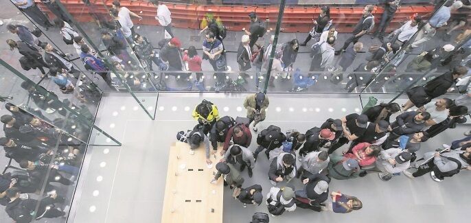 Queues for the iPhone X