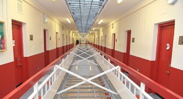 Main block in Cork Prison. Main block in Cork Prison.