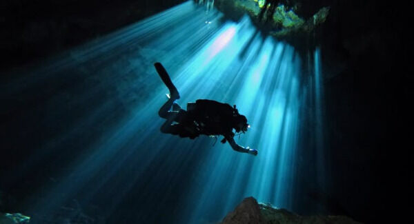 Cave diving is a complex and dangerous activity.  via www.shutterstock.com