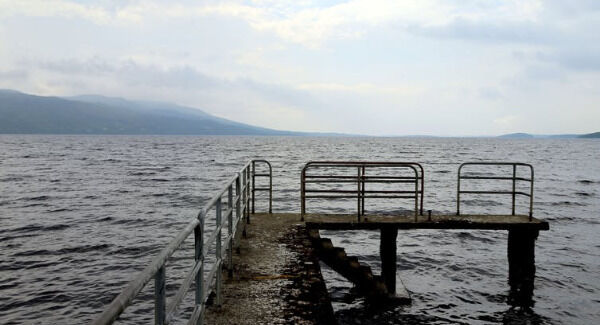 Lough Melvin: the lake with the Irish border running through it. Paul McErlane/EPA