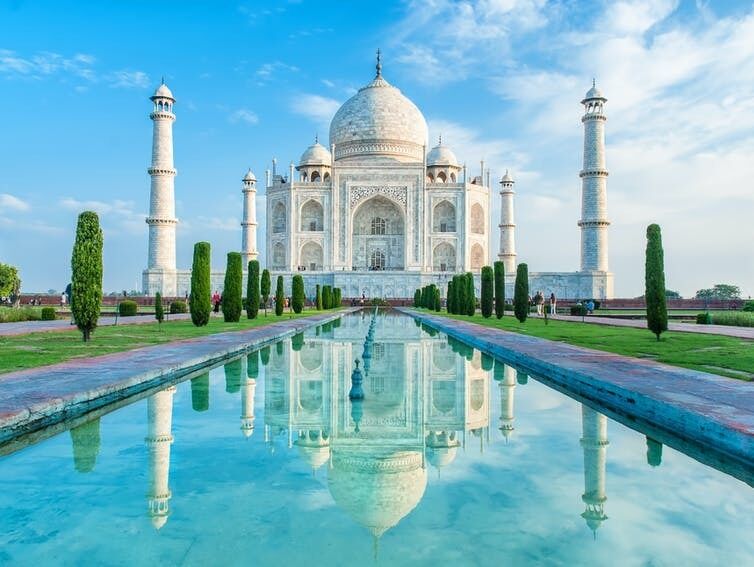 In happier times the Taj was a monument of renowned purity.  shutterstock