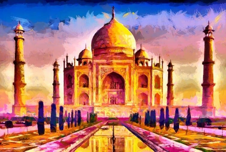 A multi-colour Taj looks great on paper. Less so in real life.  shutterstock