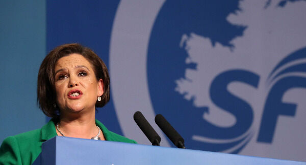 Sinn Féin leader Mary Lou McDonald