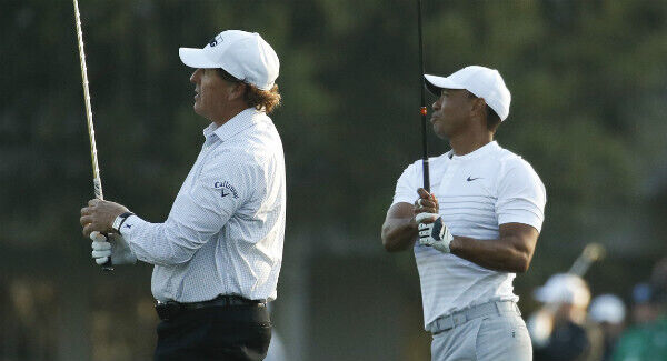 Phil Mickelson and Tiger Woods Phil Mickelson and Tiger Woods
