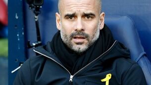 Guardiola was fined for ribbon after FA deemed it an 'act of defiance'