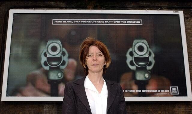Lucy Cope, of Mothers Against Guns, whose 22-year-old son Damian was shot dead outside a London nightclub in July 2002 (Kirsty Wigglesworth/PA)