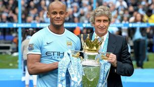 Watch: Man City captain's rousing speech after Premier League title win
