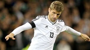 Thomas Muller cancels out Rodrigo opener as Germany and Spain draw