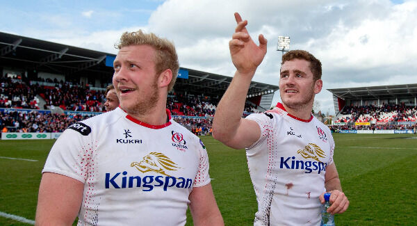 Olding and Paddy Jackson playing for Ulster in 2016 Olding and Paddy Jackson playing for Ulster in 2016