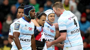 More out-half woe for Racing: Lambie off injured after Carter blow 