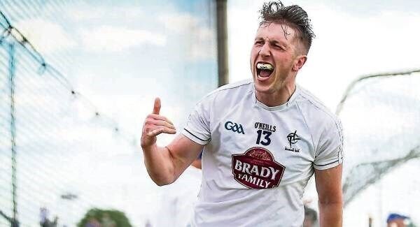 Kildare’s Neil Flynn celebrates a goal against Fermanagh in the All-Ireland round 4 qualifiers. Kildare dominated from the beginning and Fermanagh were left to chase a lost cause. Picture: Inpho/Tommy Dickson