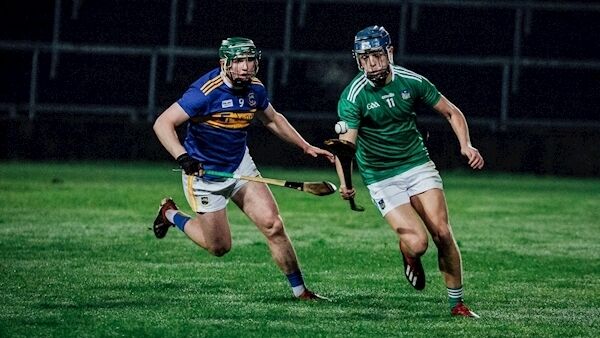Limerick's David Reidy and Tipperary’s Paddy Cadell in action. Picture: Brian Arthur