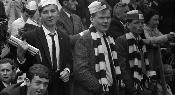 Galway supporters at the Munster Championship defeat to Waterford at the Gaelic Grounds in 1966.