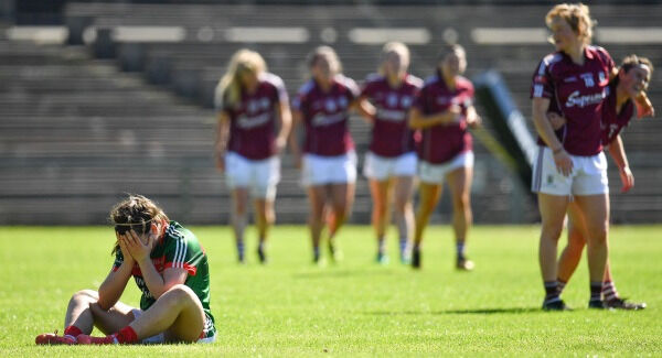Rachel Kearns dejected after Mayo were beaten by Galway in the Connacht final last month
