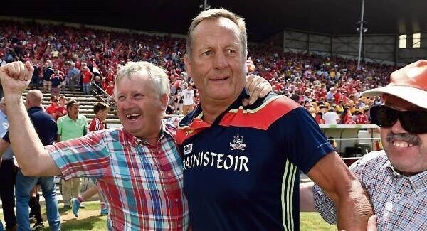 Cork manager John Meyler after beating Clare in the Munster SHC final in Thurles. ‘Meyler is gas when I see him wearing pants and shoes on the line,’ says Dan Shanahan. ‘I always think of the Premier League when I see him. I’d say that’s his son David’s influence on him.’ Picture: Eddie O’Hare. Cork manager John Meyler after beating Clare in the Munster SHC final in Thurles. ‘Meyler is gas when I see him wearing pants and shoes on the line,’ says Dan Shanahan. ‘I always think of the Premier League when I see him. I’d say that’s his son David’s influence on him.’ Picture: Eddie O’Hare.