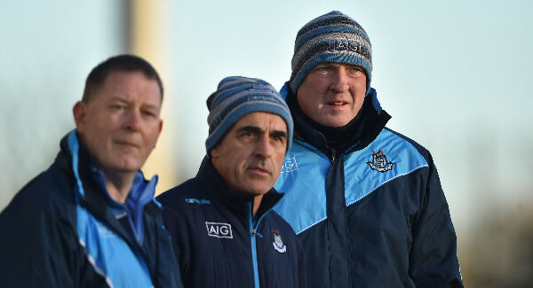 Anthony Cunningham (centre) with Pat Gilroy.