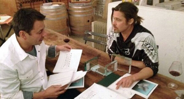 Frank Pollaro and Brad Pitt