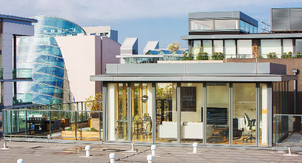 Top floor view of the HanoverQuay project