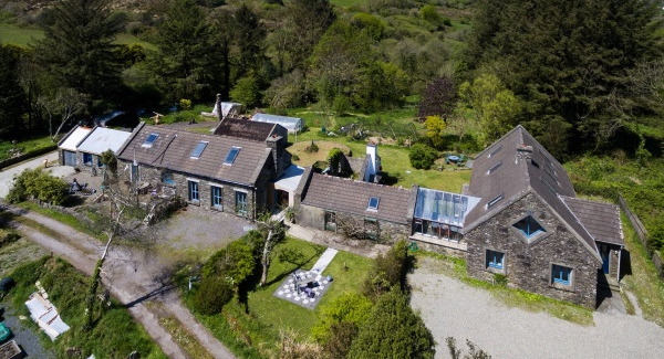 Abandoned cottages repurposed into scenic and unique West Cork home