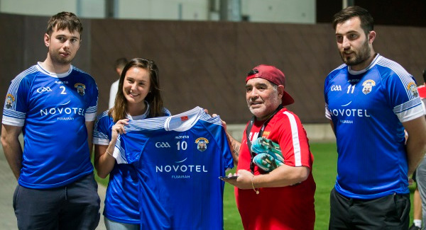 'The handpass of God': Diego Maradona invites GAA team to UAE training ground