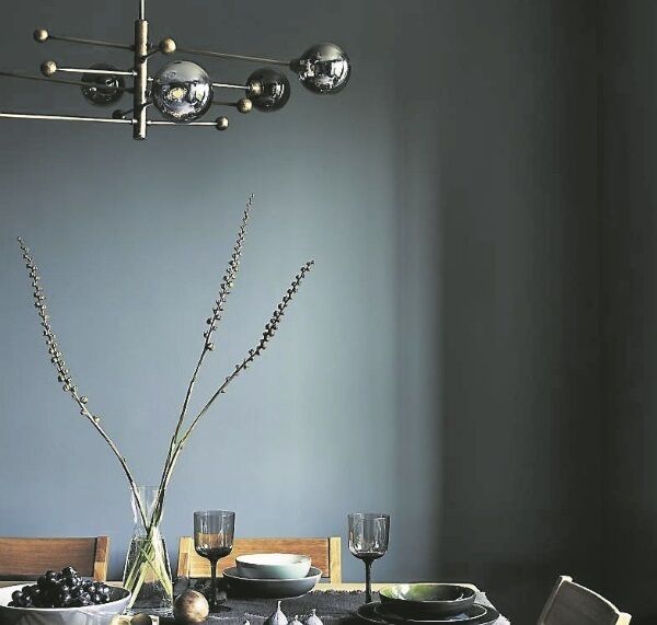 The night-time Nordic look takes the stylish, minimal look of Scandinavian design into the realms of cosiness, sytled with blond-wood furniture and smoky tinted glassware (tablewares from Debenhams, from £4.50)..