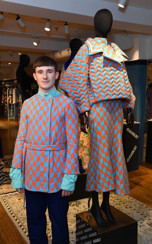 Richard Malone is committed to sustainability in fashion. Richard Malone is committed to sustainability in fashion.