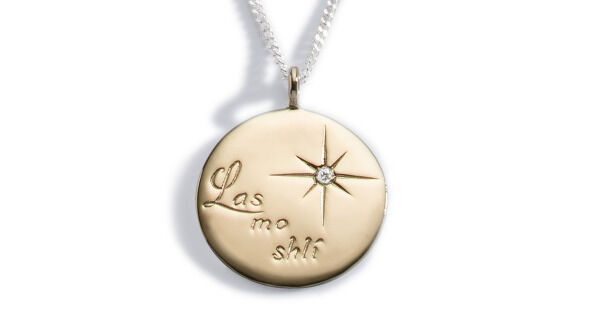 Las mo shlí– diamond gold pendant from Enibas Jewellery €210 Las mo shlí– diamond gold pendant from Enibas Jewellery €210