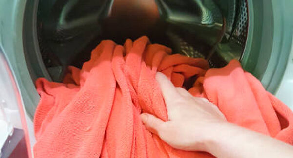 Put your cloths in the washer and hang them out to dry in the sun, which acts as a natural bleach and germ killer. Put your cloths in the washer and hang them out to dry in the sun, which acts as a natural bleach and germ killer.