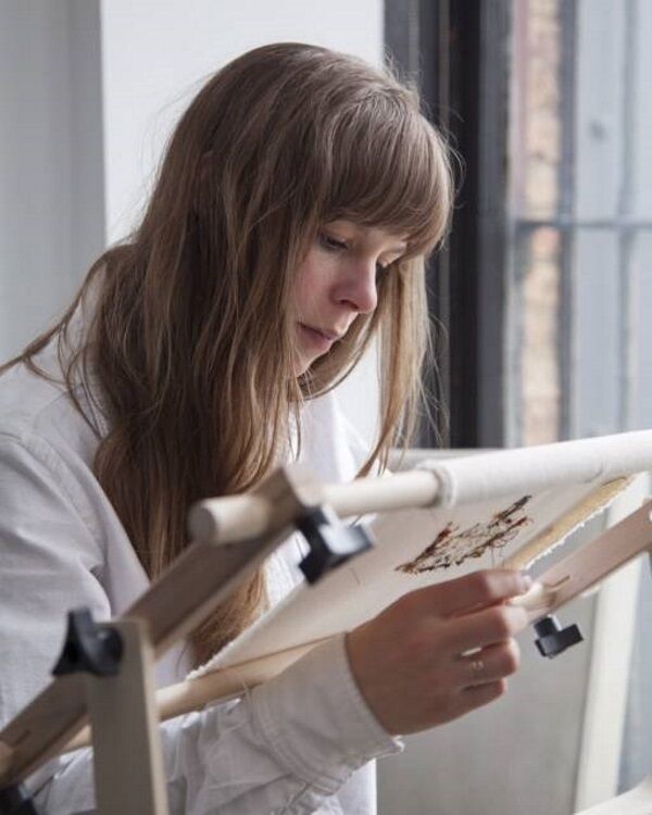 Britt Hutchinson of Tinycup Needleworks.