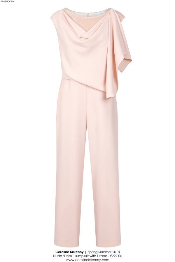 Championing accessible luxury and flattering cuts that she fits on real women, Caroline Kilkenny’s brand is built on easy to wear, sophisticated style. Jumpsuit, €297, Arnotts. Championing accessible luxury and flattering cuts that she fits on real women, Caroline Kilkenny’s brand is built on easy to wear, sophisticated style. Jumpsuit, €297, Arnotts.