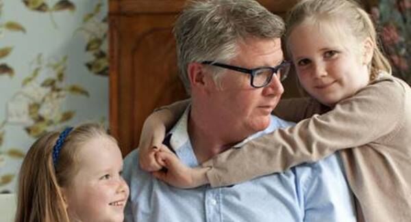 Paul with his daughters Ruth and Anna. Paul with his daughters Ruth and Anna.