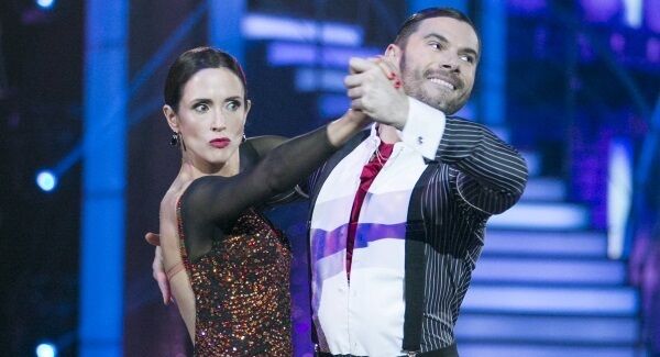 Maïa Dunphy and her partner Robert Rowiński dance the Tango on Dancing with the Stars.