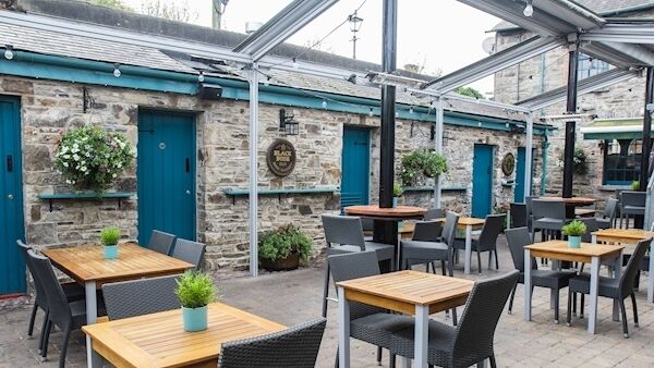 The business seats 100 customers with indoor and outdoor dining spaces. The business seats 100 customers with indoor and outdoor dining spaces.