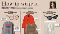 How to wear it: The tapered trouser 