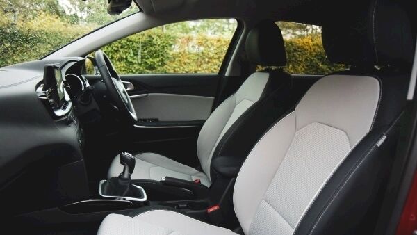 The stylish interior of the Kia Ceed