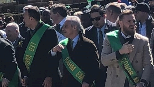 Leo Varadkar didn't know he'd be marching alongside Conor McGregor at St Patrick’s Day parade