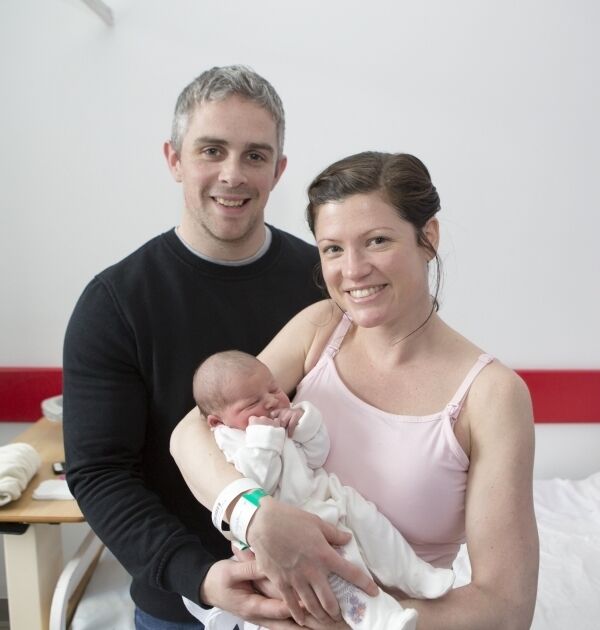 Conor and Aisling McKenna with their newborn baby girl Mary. Conor and Aisling McKenna with their newborn baby girl Mary.