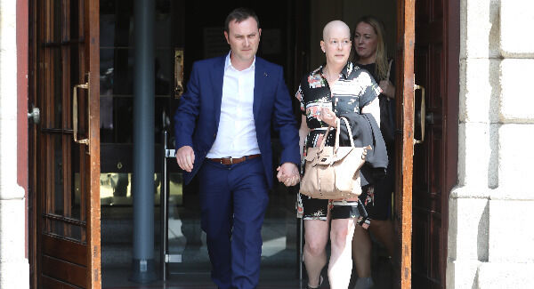 Ruth and her husband, Paul Morrissey at the High Court last year. Picture: Court Pix