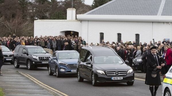 The funeral cortege of Dawn Croke leaving St Crona's Church in Dungloe. (North West Newspix) The funeral cortege of Dawn Croke leaving St Crona's Church in Dungloe. (North West Newspix)