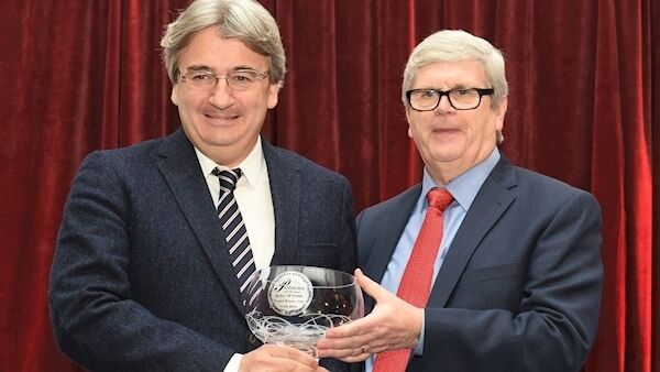 Winner of the Hall of Fame Award Fergal Keane with awards organiser Manus O'Callaghan. Picture: Larry Cummins Winner of the Hall of Fame Award Fergal Keane with awards organiser Manus O'Callaghan. Picture: Larry Cummins