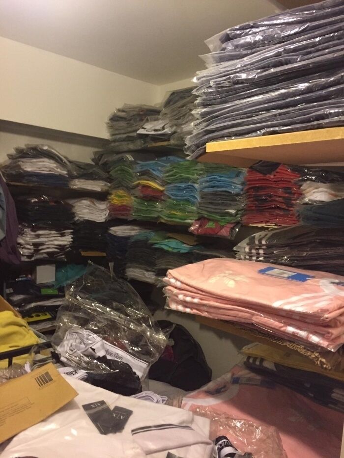 Some of the counterfeit goods seized yesterday. Pic: Garda Press Office