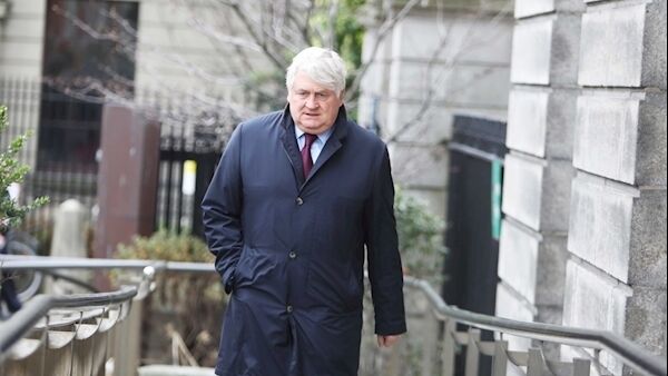 Businessman Denis O'Brien arriving at the High Court Dublin today.