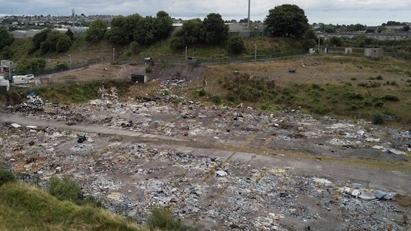 Rubbish at Spring Lane, Cork. Ellis’s Yard site in Ballyvolane